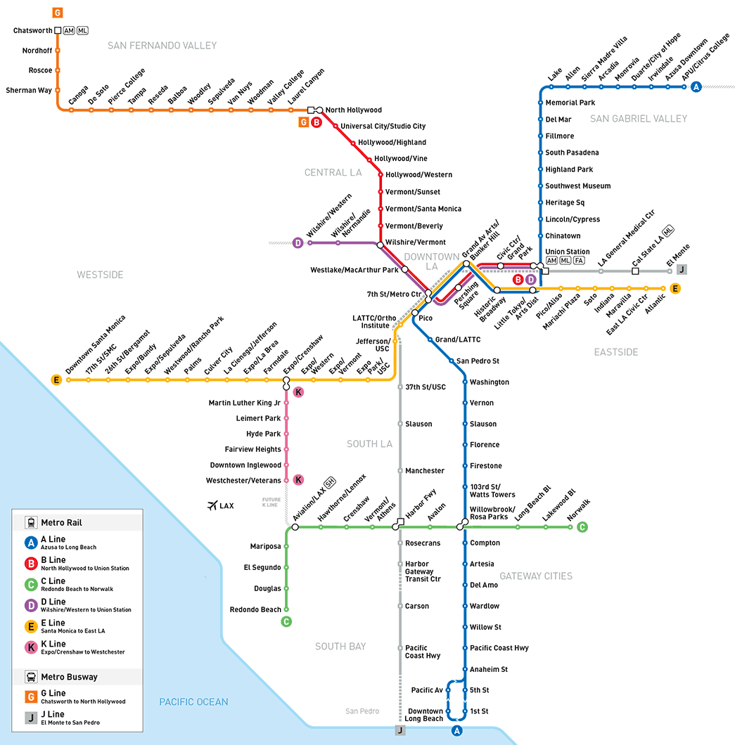 Universal City Station Map Los Angeles Metro Rail