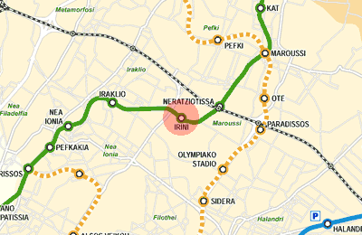 Irini station map