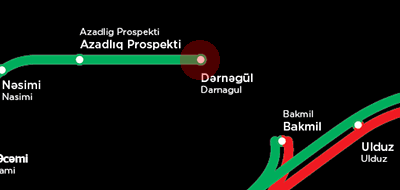 Darnagul station map