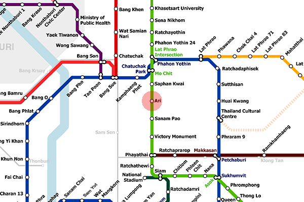 Ari station map