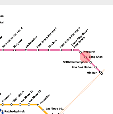 Bang Chan station map