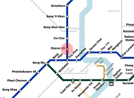 Charan 13 station map
