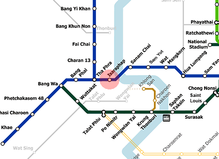 Itsaraphap station map
