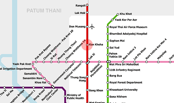 Kan Kheha station map