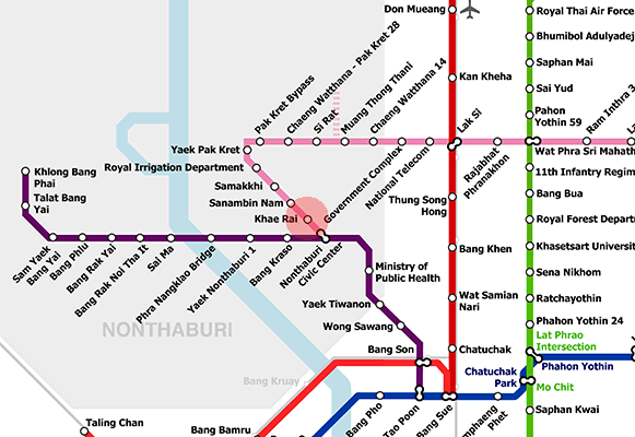 Khae Rai station map