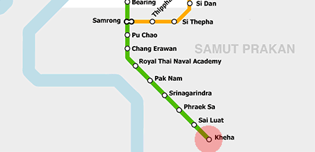 Kheha station map