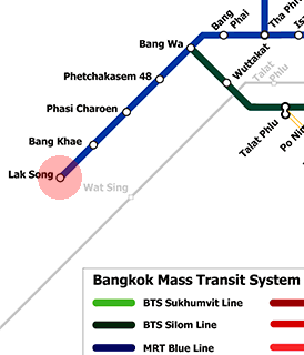 Lak Song station map