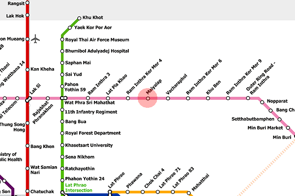 Maiyalap station map