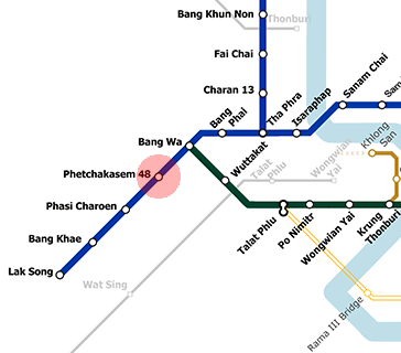 Phetkasem 48 station map