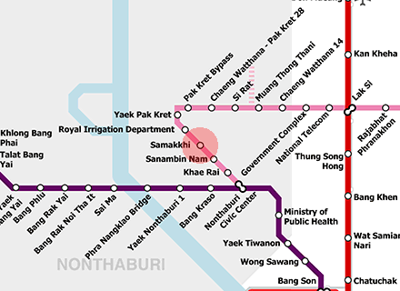 Samakkhi station map
