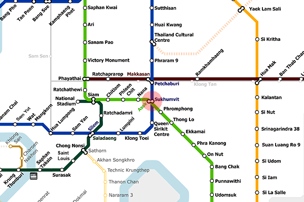 Sukhumvi station map