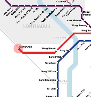 Taling Chan station map