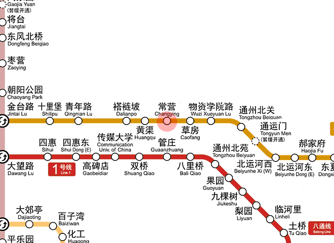 Changying station map