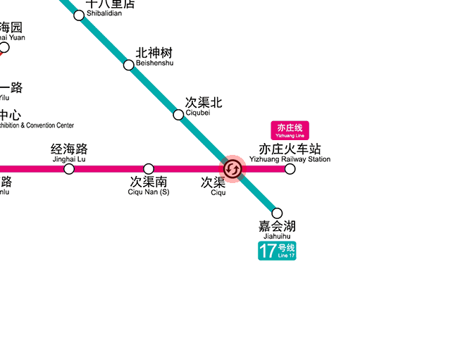 Ciqu station map