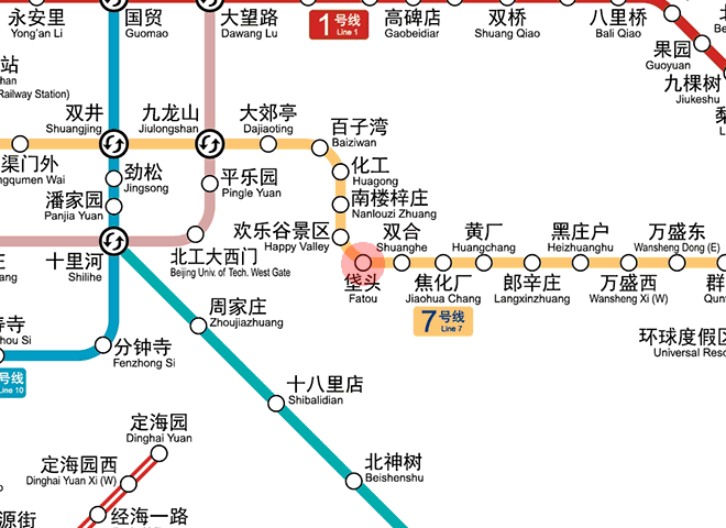 Fatou station map