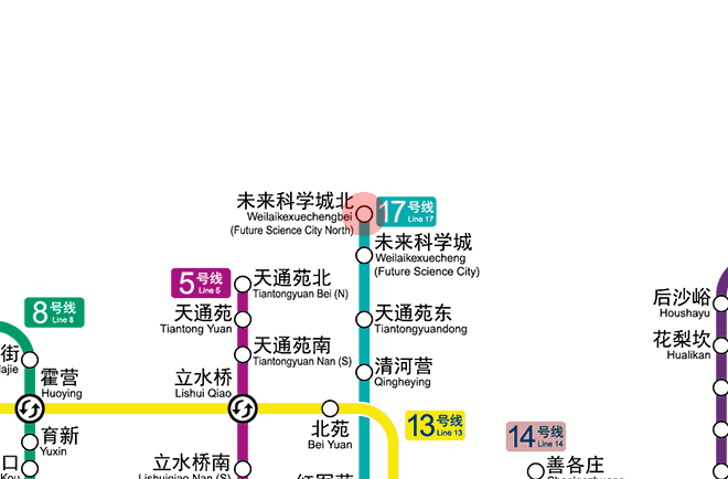 Future Science City North station map