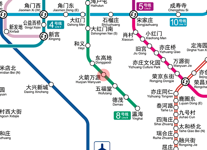 Huojian Wanyuan station map