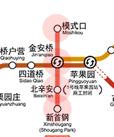 Beijing subway Line 11 map