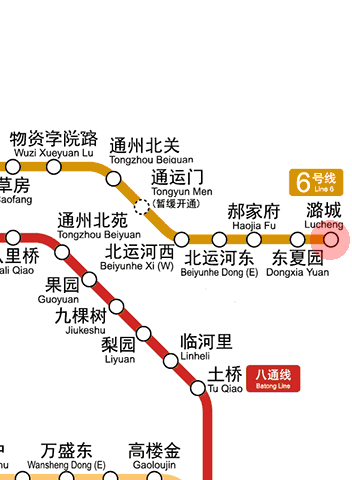 Lucheng station map