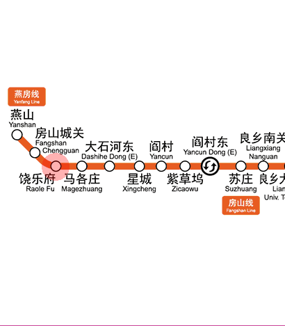 Raolefu station map