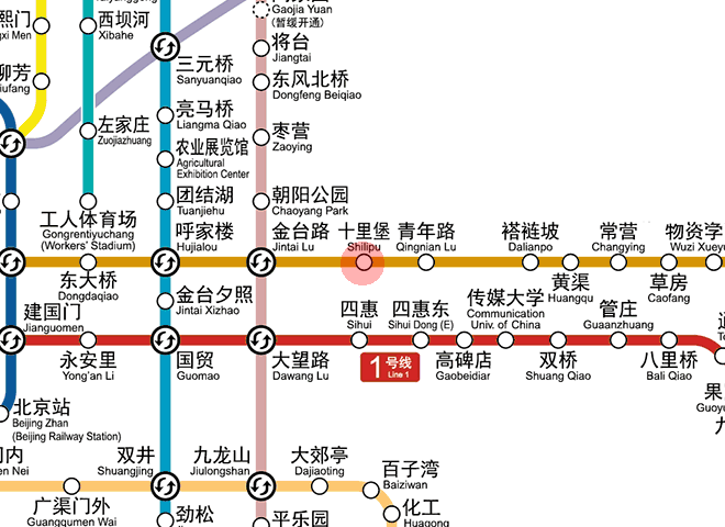 Shilipu station map