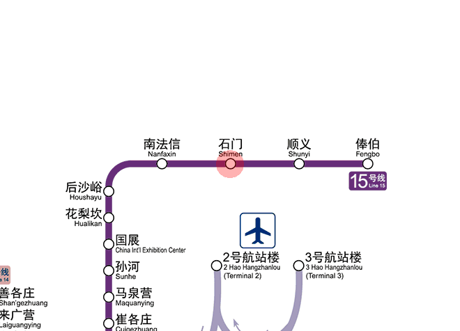 Shimen station map