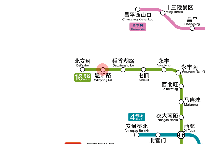 Wenyang Lu station map