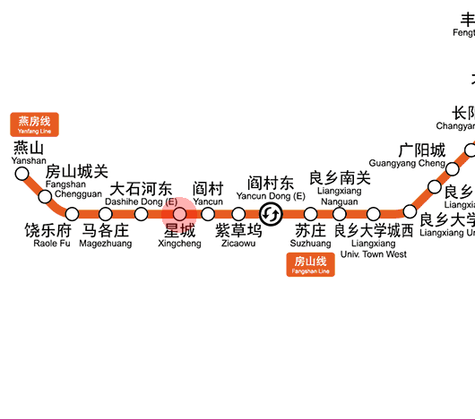 Xingcheng station map