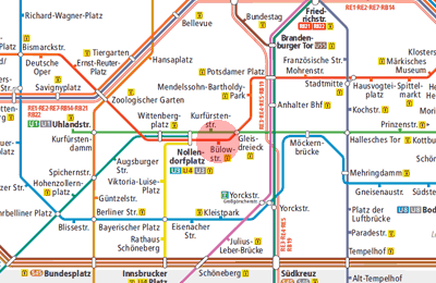 Butlowstrasse station map