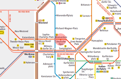 Deutsche Oper station map