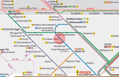 Lindauer Allee station map