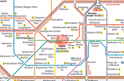 Nollendorfplatz station map