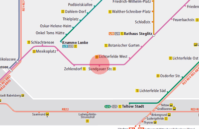 Sundgauer Strasse station map