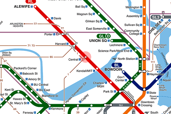 Central station map
