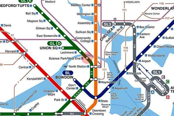 Science Park station map