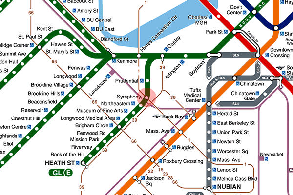 Symphony station map