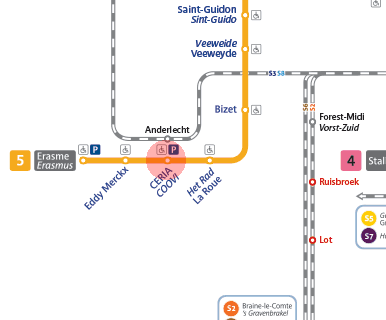 CERIA/COOVI station map