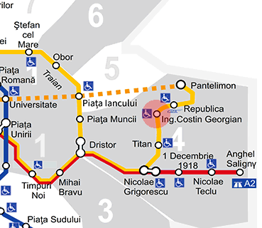 Costin Georgian station map