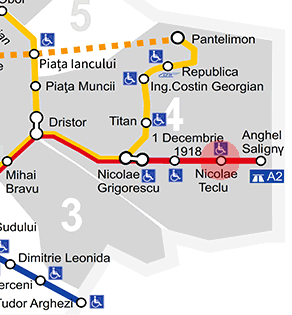 Nicolae Teclu station map