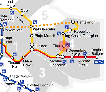 Titan station map