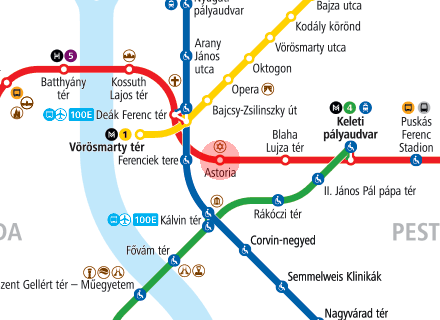 Astoria station map