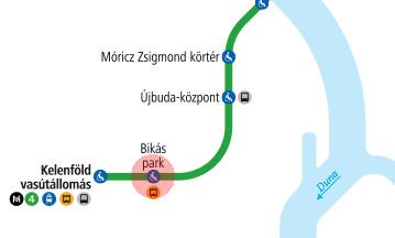 Bikas park station map