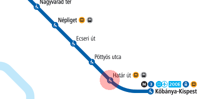 Hatar ut station map