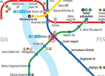 Kalvin ter station map