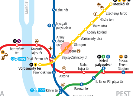 Opera station map