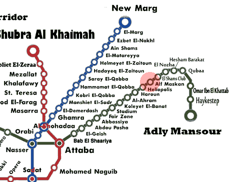 Alf Maskan station map