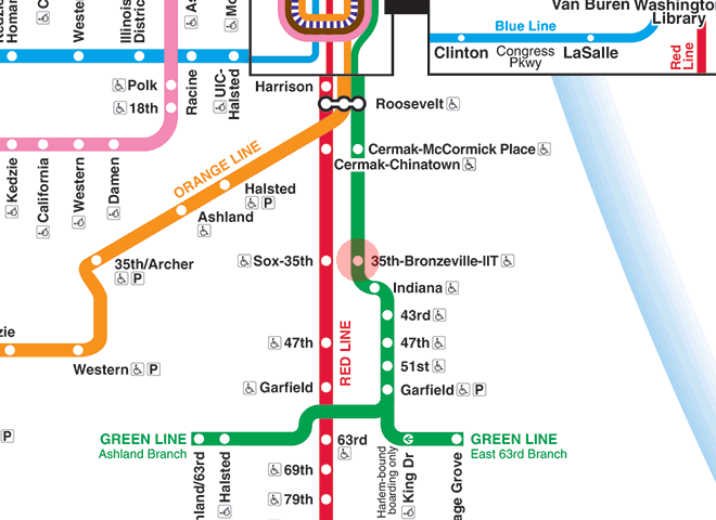 35-Bronzeville-IIT station map