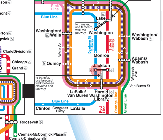 Jackson station map