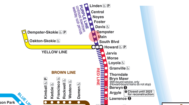 Main station map
