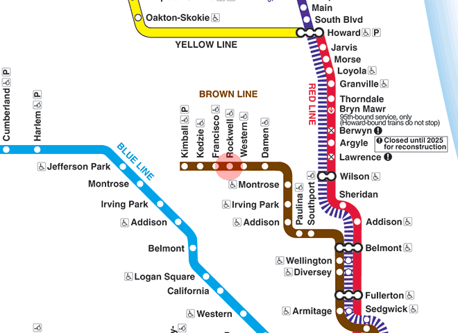 Rockwell station map